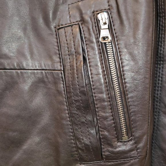 Hugo Boss Nekuno Leather Jacket - Picture 5 of 16